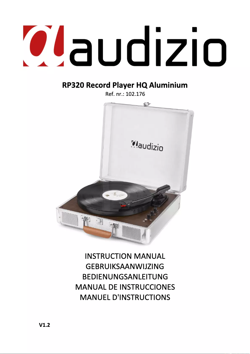 Page n°1 - Manuel utilisateur Audizio RP320