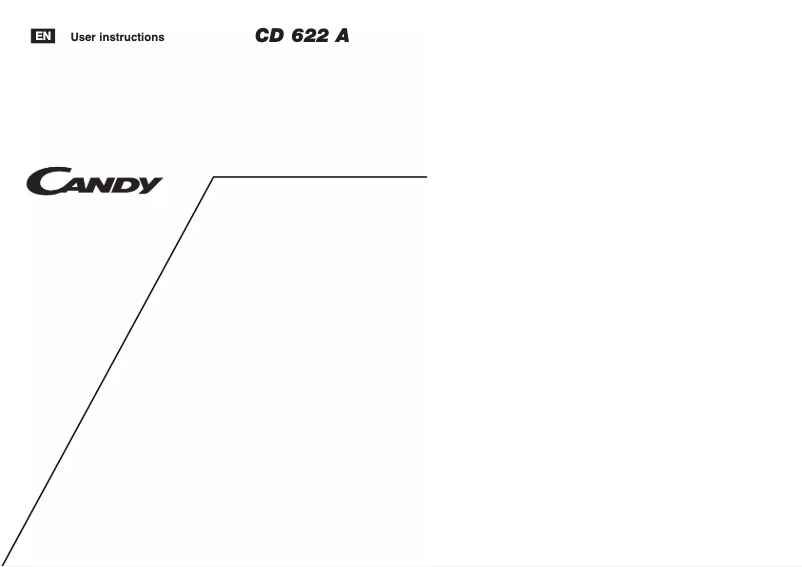 Image de la première page du manuel de l'appareil CD 622 UK