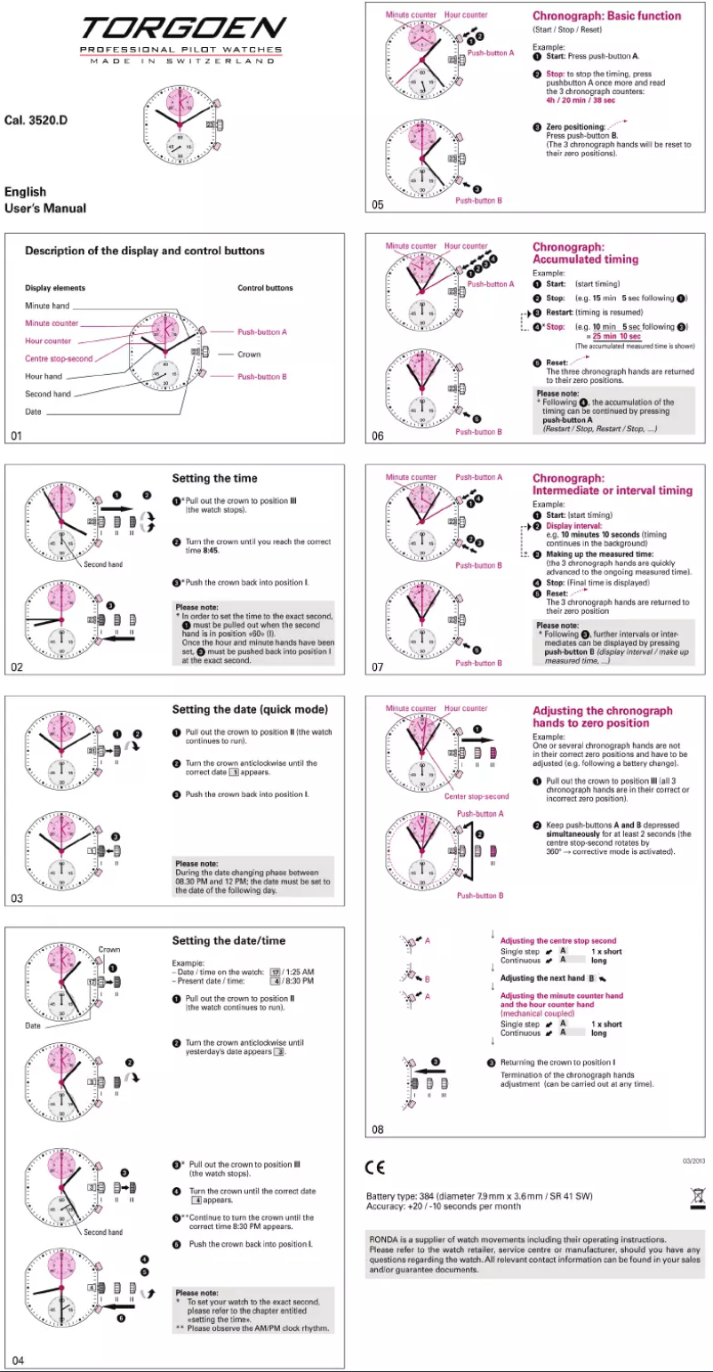 Page n°1 - Manuel utilisateur Torgoen T33GR45M