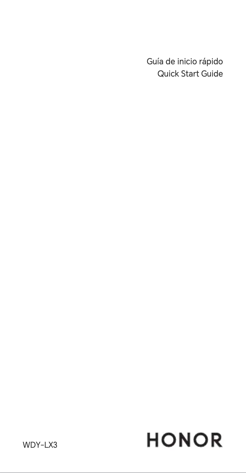 Page 1 de la notice Manuel utilisateur Honor X6a Plus