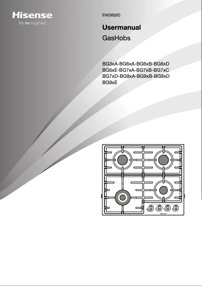 Page n°1 - Manuel utilisateur Hisense GG773BUK