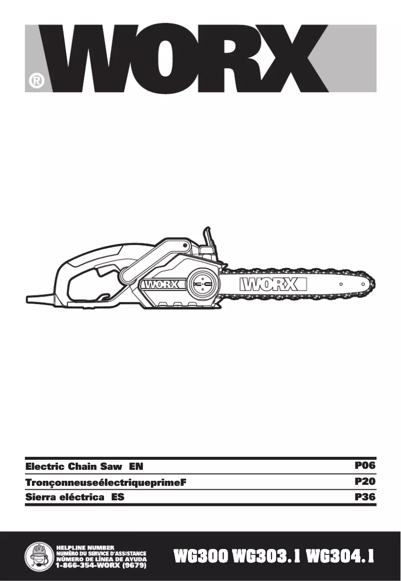 Image de la première page du manuel de l'appareil WG304.1