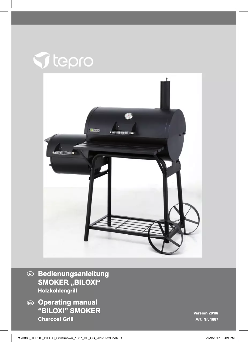 Página 1 del manual Manual de usuario tepro Biloxi 1087