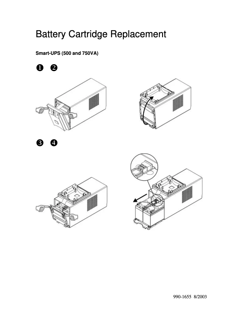 Page 1 of the manual User Manual APC RBC48