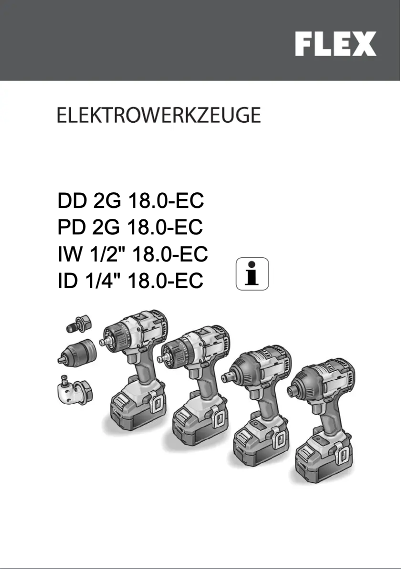 Page n°1 - Manuel utilisateur Flex IW 1/2" 18.0-EC