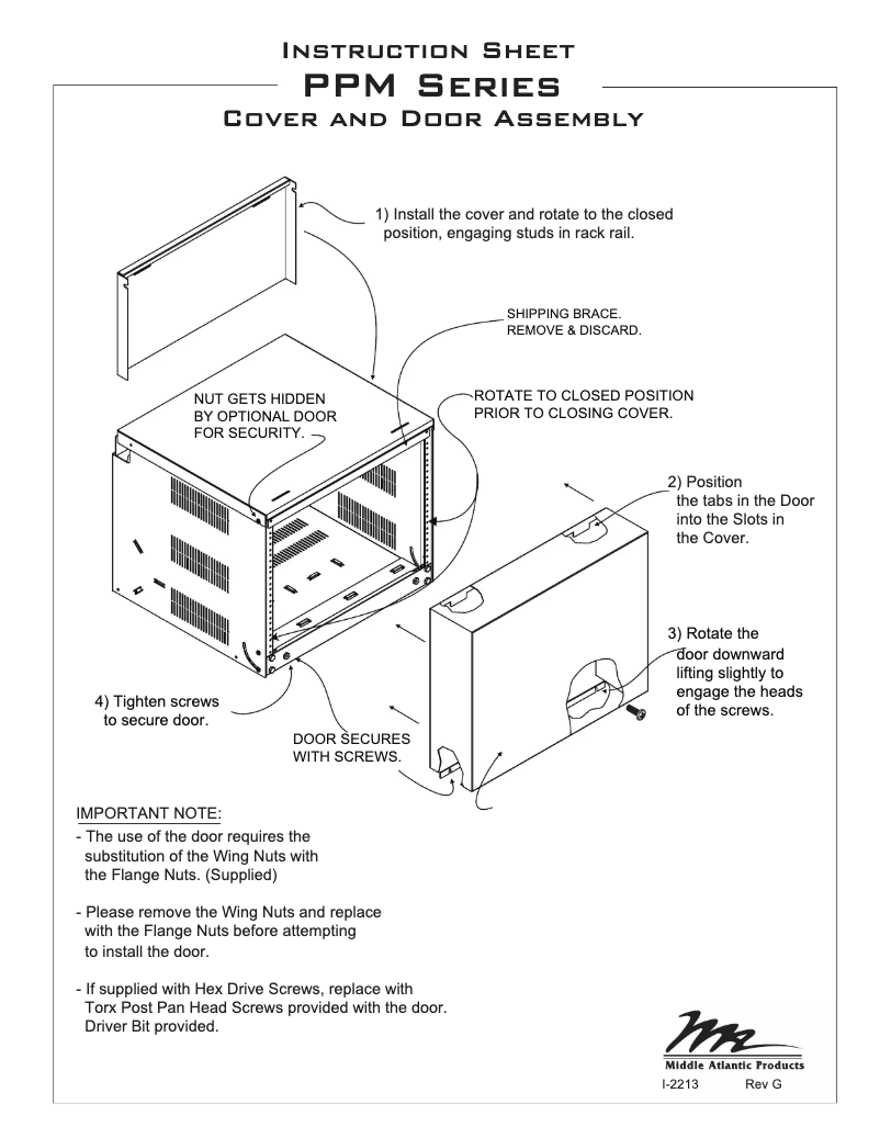 Página 1 del manual Manual de usuario Middle Atlantic PPM-LID18