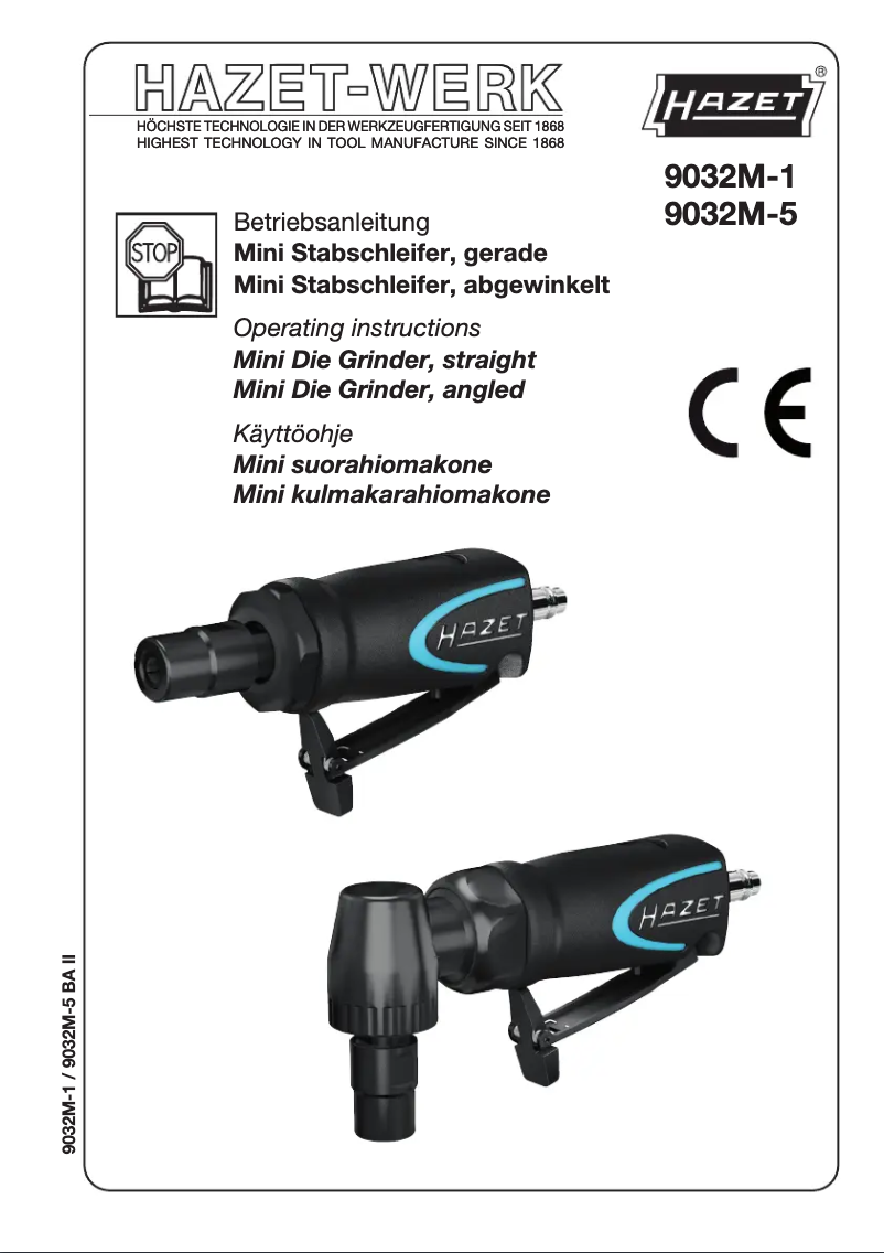 Page 1 de la notice Manuel utilisateur Hazet 9032 M-1