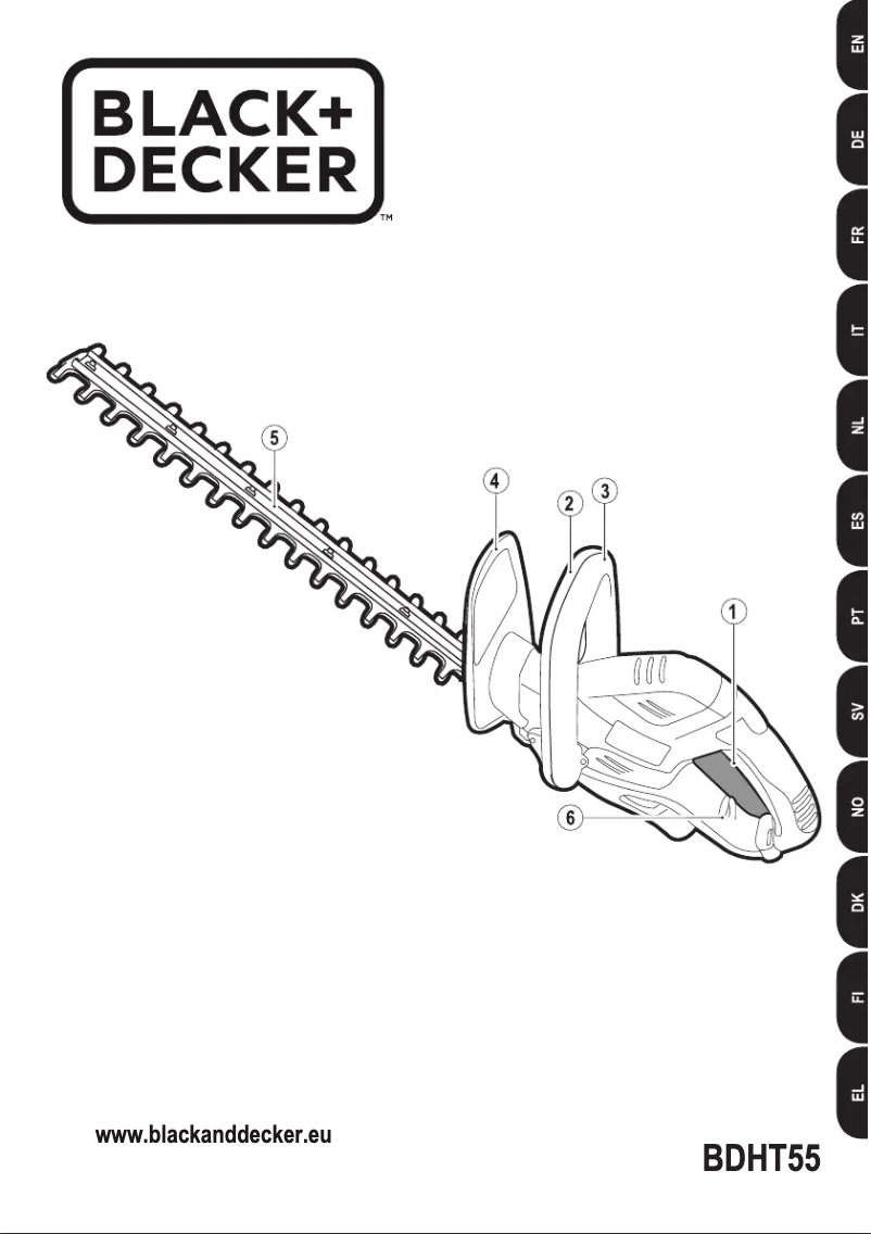 Page 1 de la notice Manuel utilisateur Black & Decker BDHT55