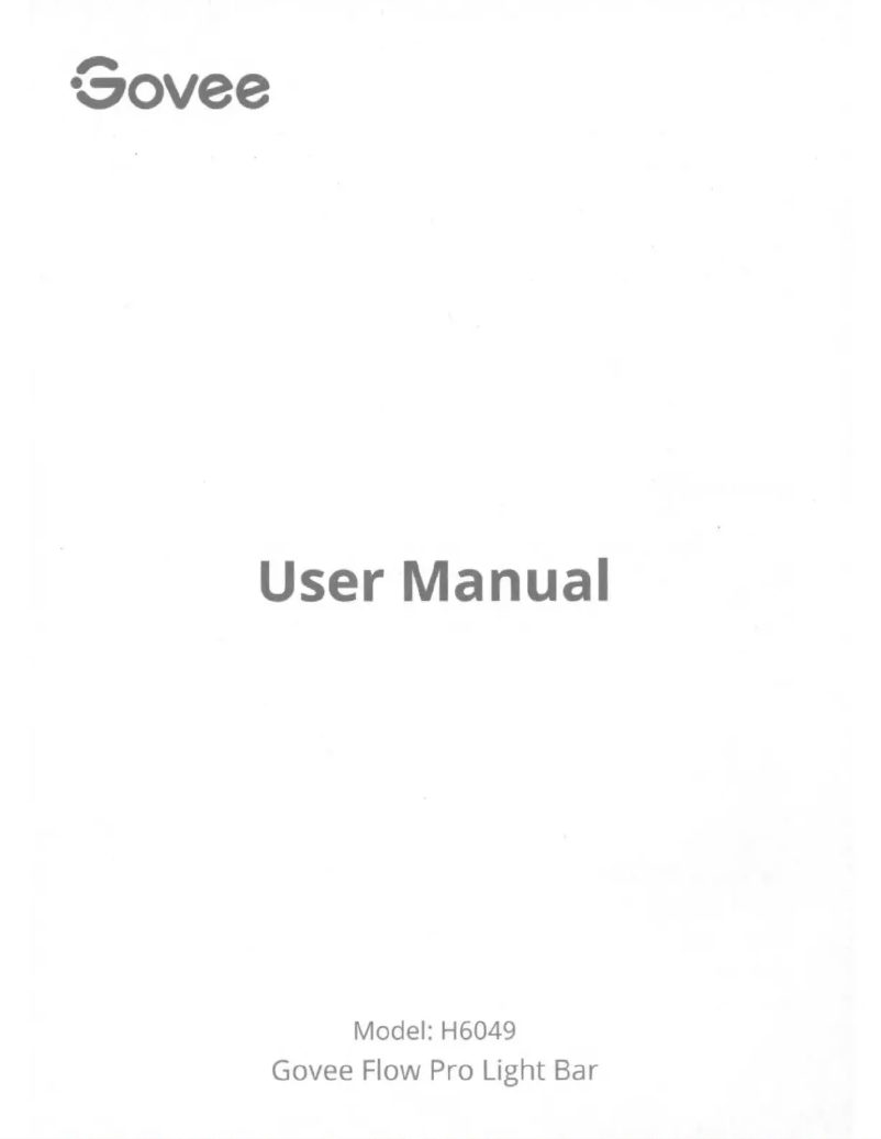 Page 1 de la notice Manuel utilisateur Govee H6049