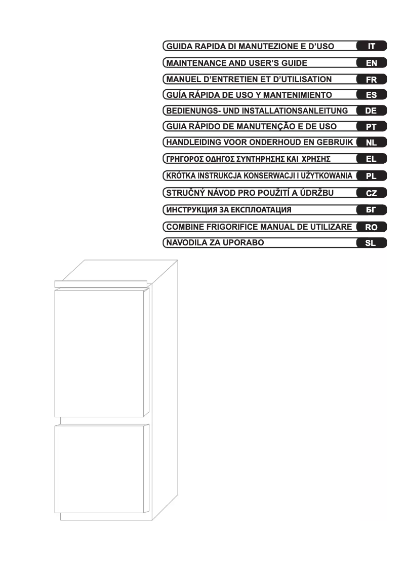 Page 1 of the manual User Manual Candy CKBBS 174FT