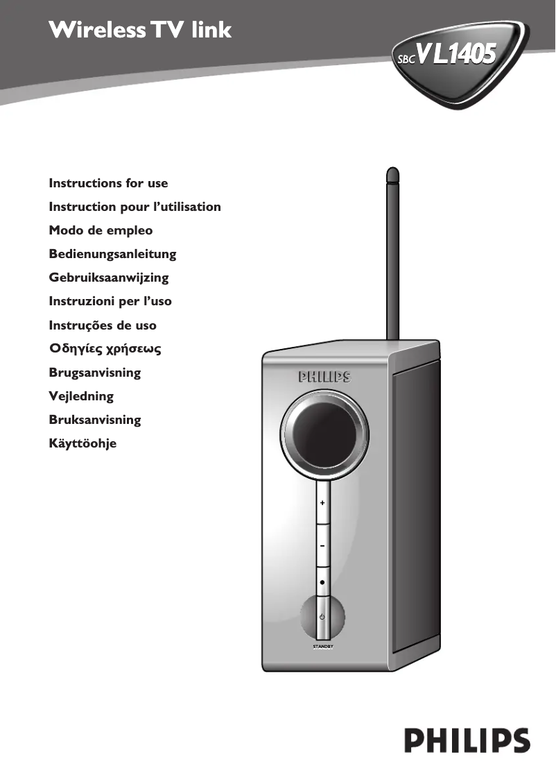 Página 1 del manual Manual de usuario Philips SBCVL1405