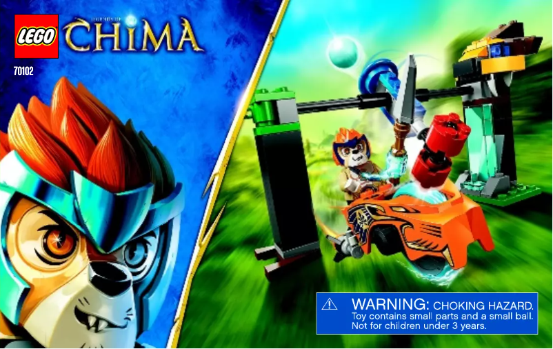 Page 1 de la notice Manuel utilisateur Lego CHI Waterfall 70102