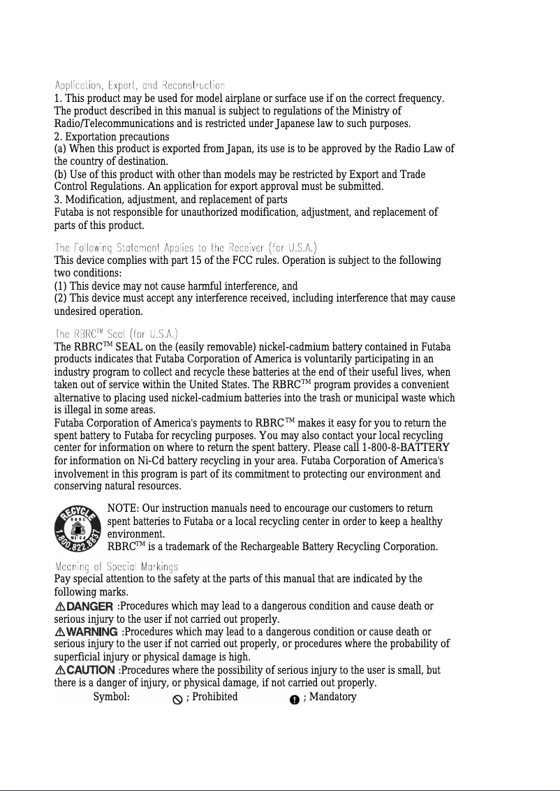 Image de la première page du manuel de l'appareil 6XA