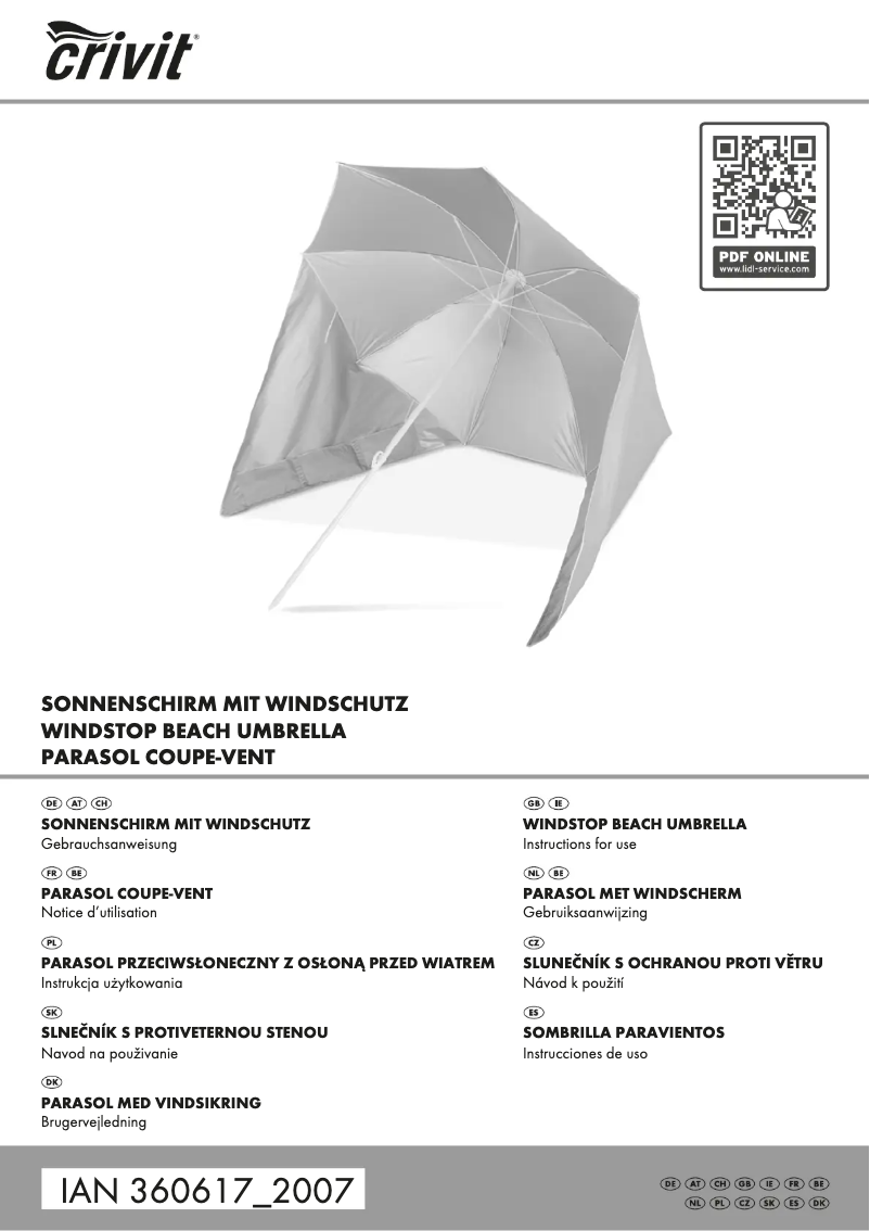 Imagen de la primera página del manual del dispositivo IAN 360617