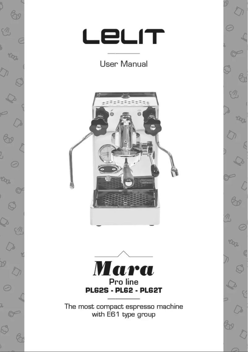 Página 1 del manual Manual de usuario Lelit PL62S