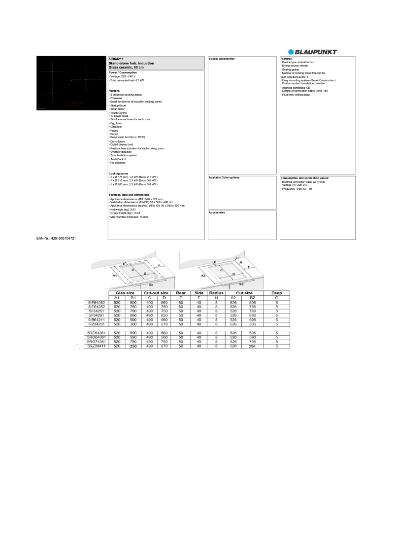 Image de la première page du manuel de l'appareil 5IB64211