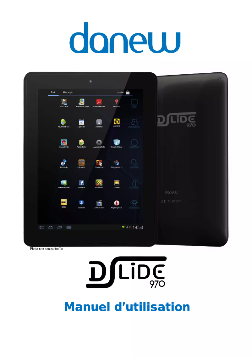 Image de la première page du manuel de l'appareil DSlide 970