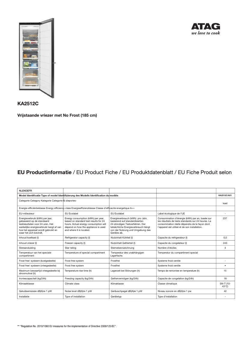 Image de la première page du manuel de l'appareil KA2512C