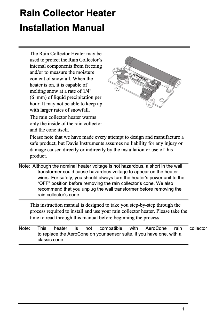 Página 1 del manual Manual de usuario Davis DAV-7720
