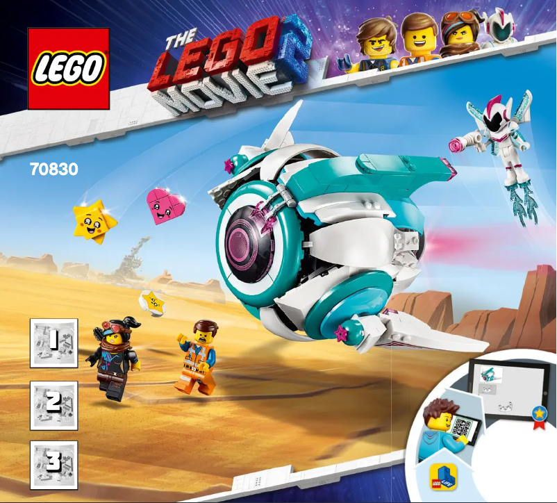 Page 1 de la notice Manuel utilisateur Lego The Movie 2 70830