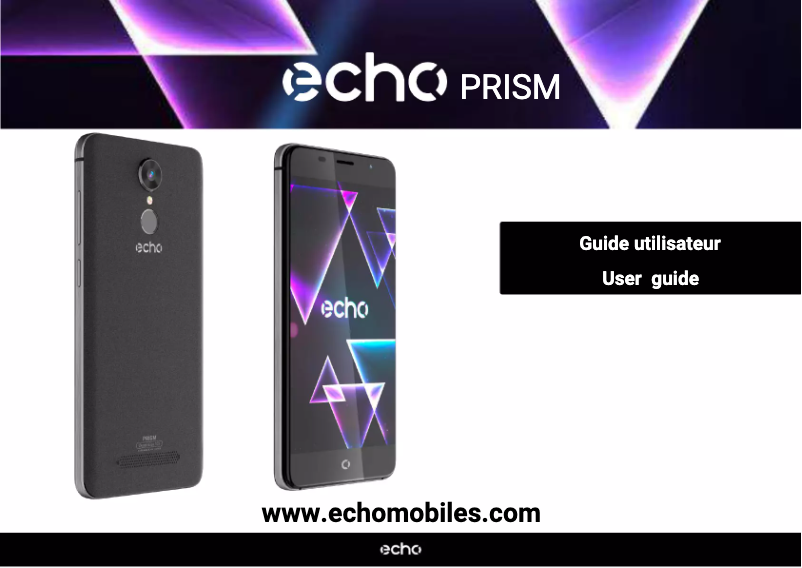 Image de la première page du manuel de l'appareil Prism