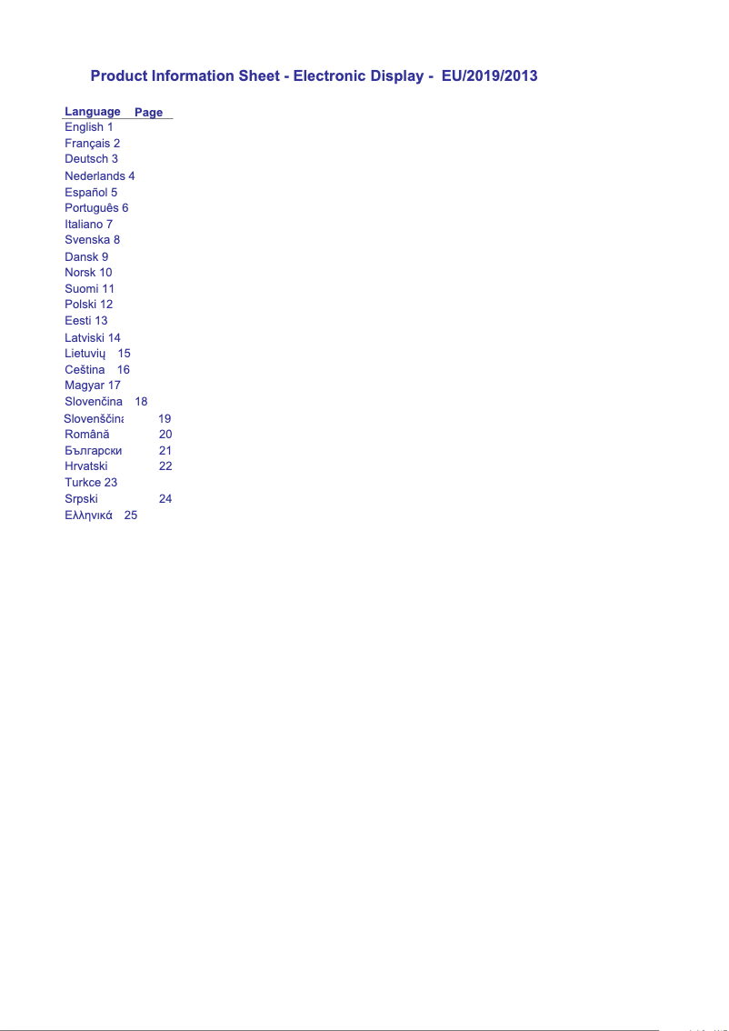 Page 1 de la notice Fiche technique Panasonic TX-48MZ800E