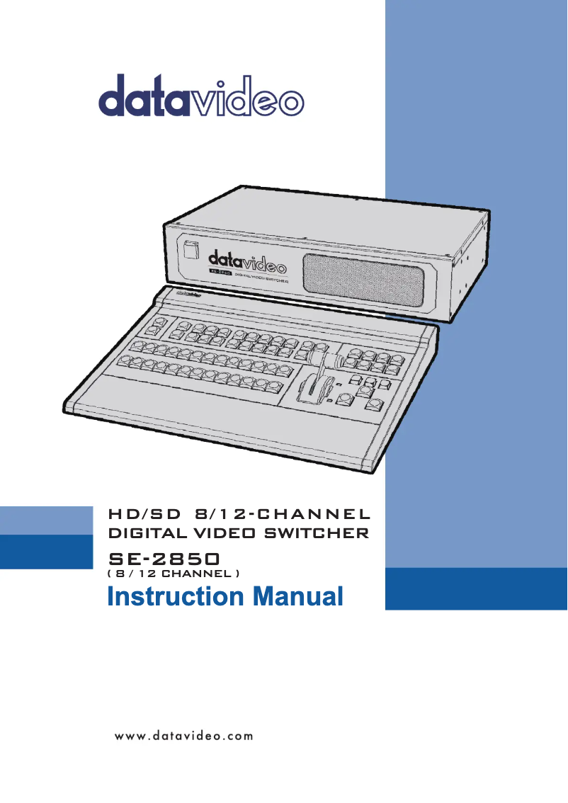 Image de la première page du manuel de l'appareil SE-2850