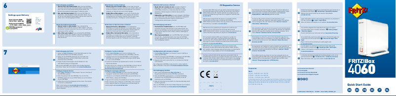 Image de la première page du manuel de l'appareil FRITZ! Mesh Set