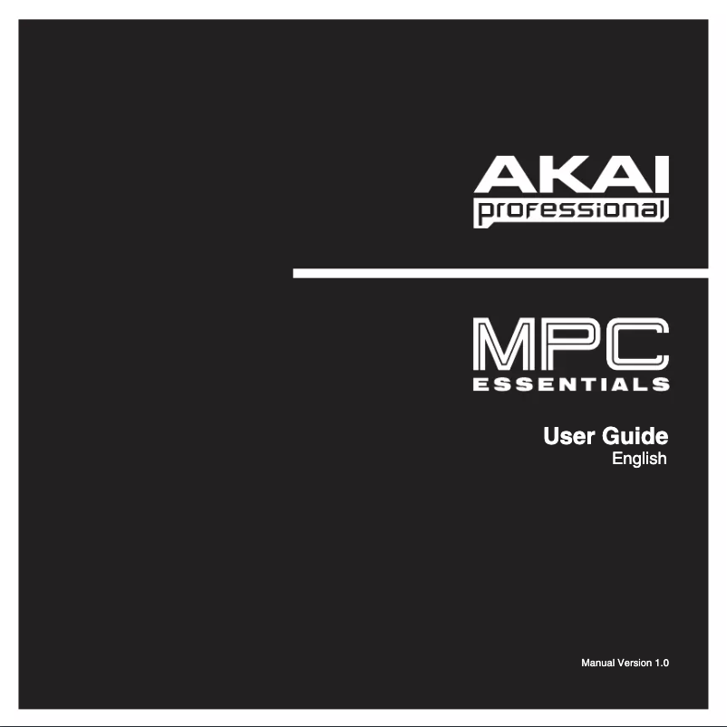 Page n°1 - Manuel utilisateur AKAI MPC Element