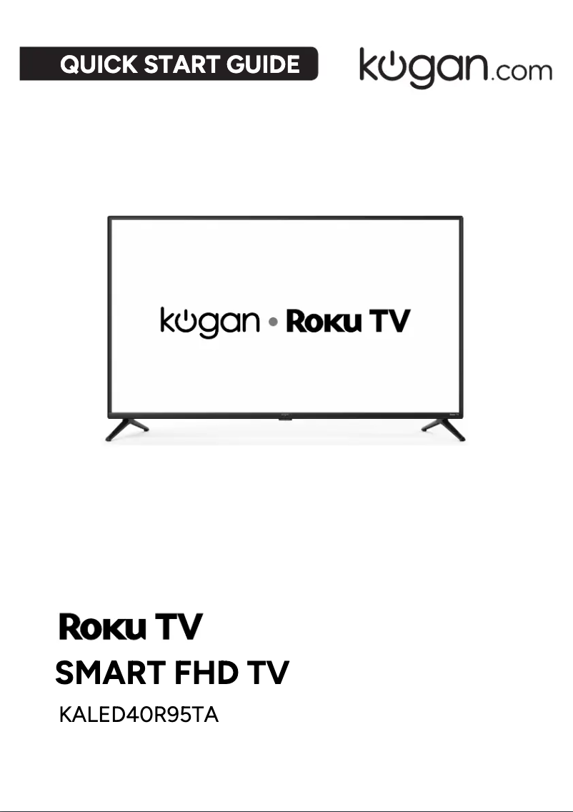 Page 1 de la notice Manuel utilisateur Kogan KALED40R95TA