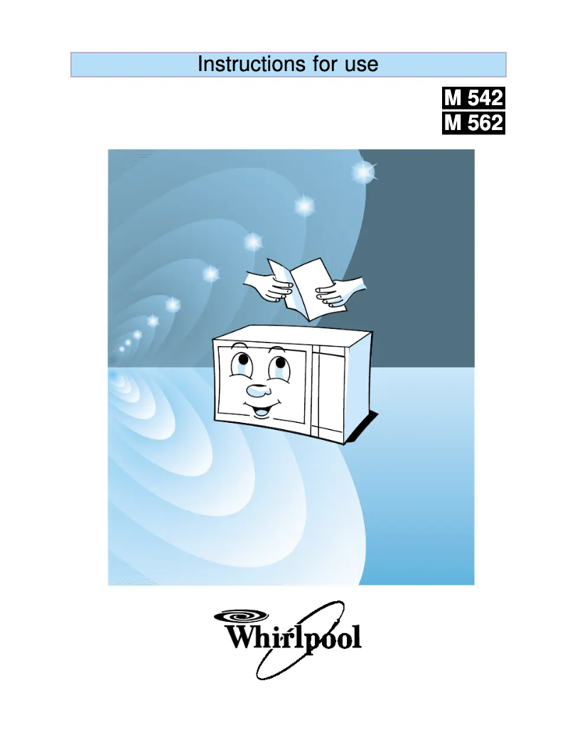Página 1 del manual Manual de usuario Whirlpool AVM 562