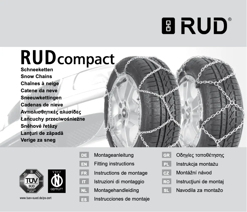 Page 1 de la notice Manuel utilisateur RUD RUDcompact GRIP 4060