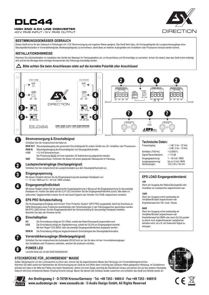 Image de la première page du manuel de l'appareil DLC44
