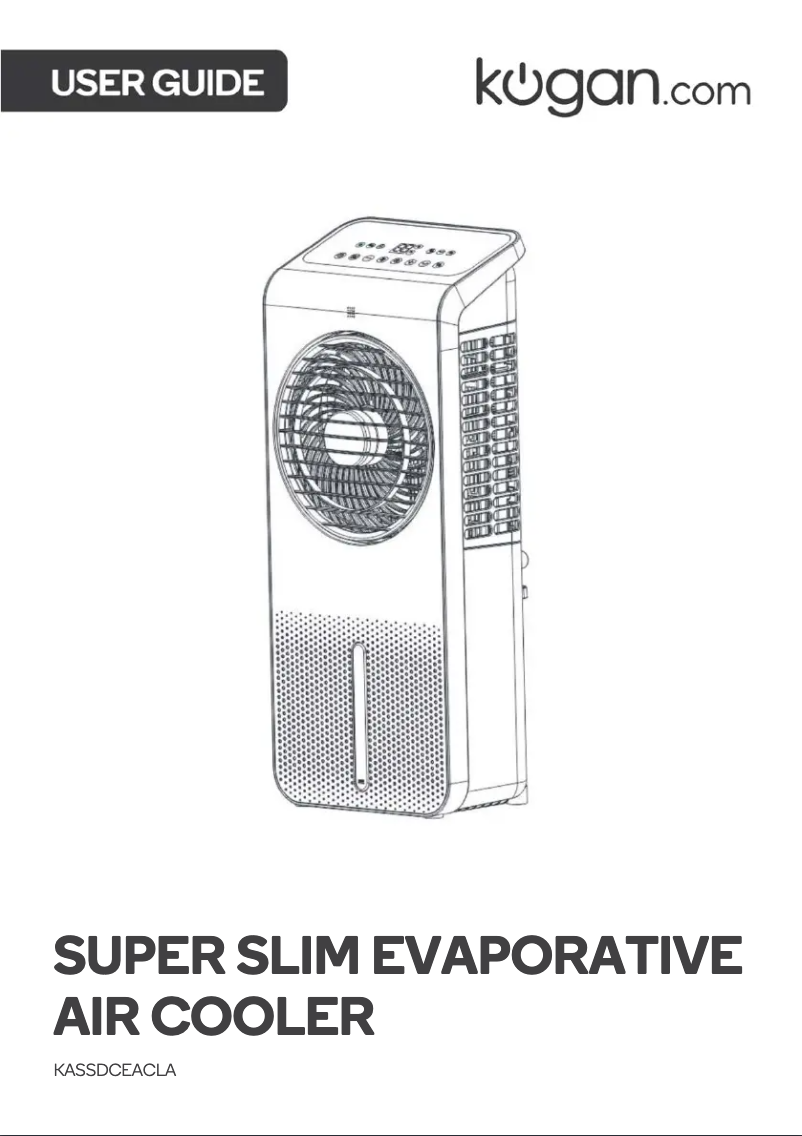 Page 1 de la notice Manuel utilisateur Kogan KASSDCEACLA