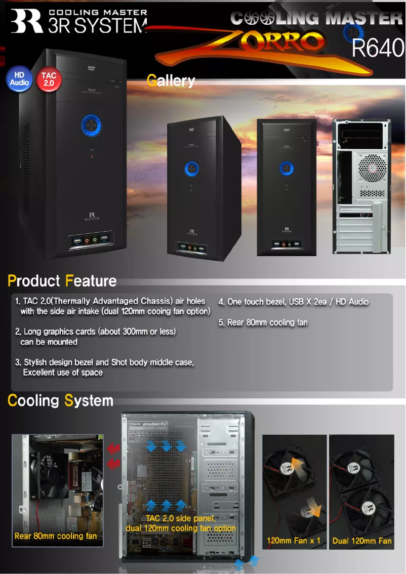 Page n°1 - Manuel utilisateur 3R System R640