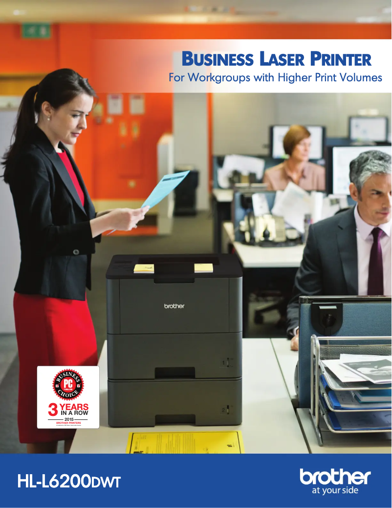 Image de la première page du manuel de l'appareil HL-L6200DWT