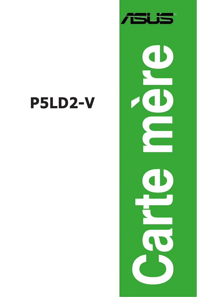 Image de la première page du manuel de l'appareil P5LD2-V