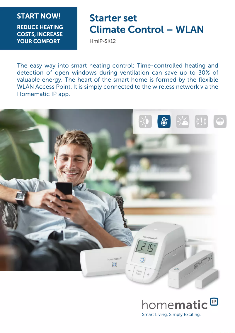 Image de la première page du manuel de l'appareil HmIP-SWDM-2