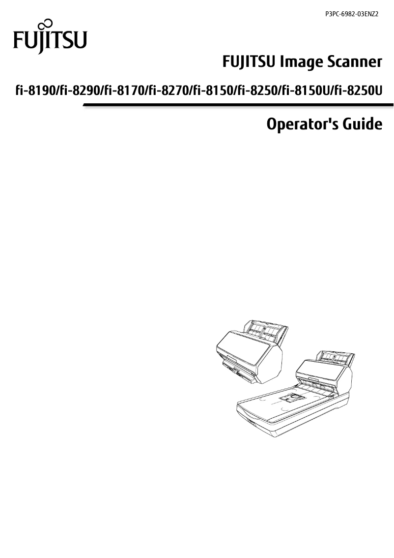 Image de la première page du manuel de l'appareil fi-8150