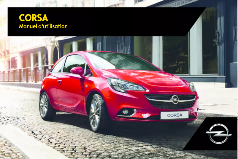 Page 1 of the manual User Manual Opel Corsa (2017)