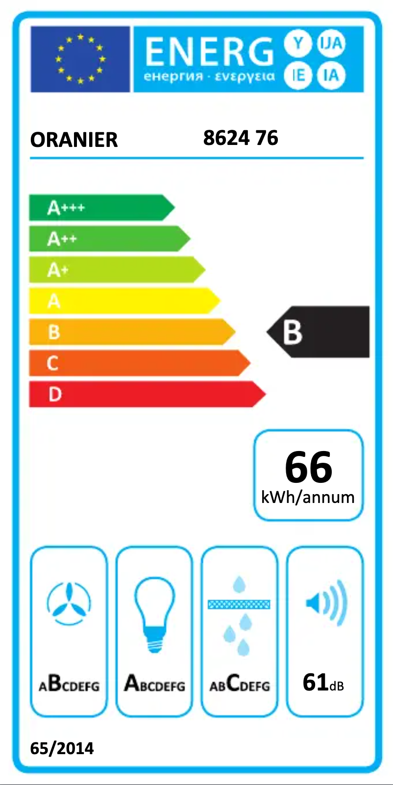 Page 1 de la notice Manuel utilisateur Oranier Signa 60 W