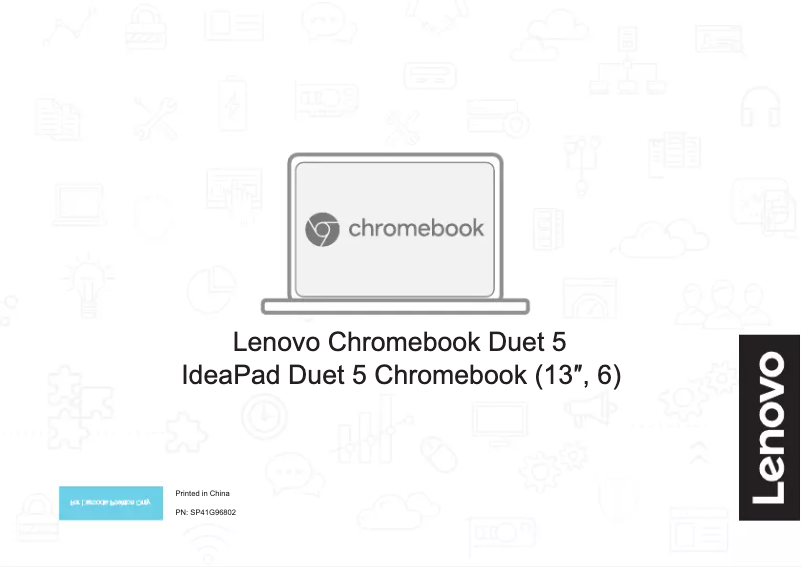 Image de la première page du manuel de l'appareil Chromebook Duet 5