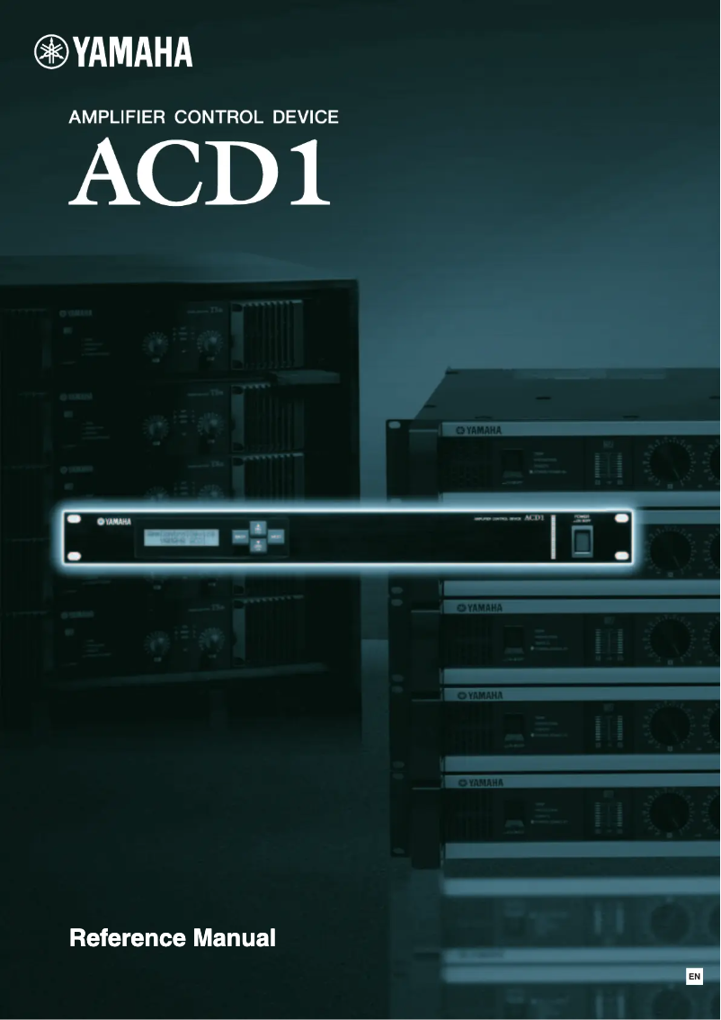 Page n°1 - Manuel utilisateur Yamaha ACD1
