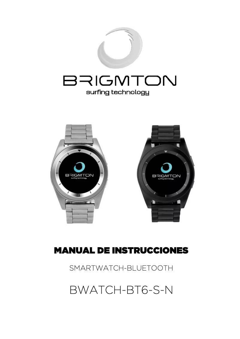 Page 1 de la notice Manuel utilisateur Brigmton BWATCH-BT6-S