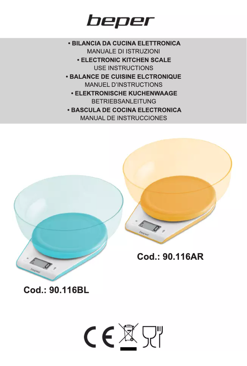 Image de la première page du manuel de l'appareil 90.116AR