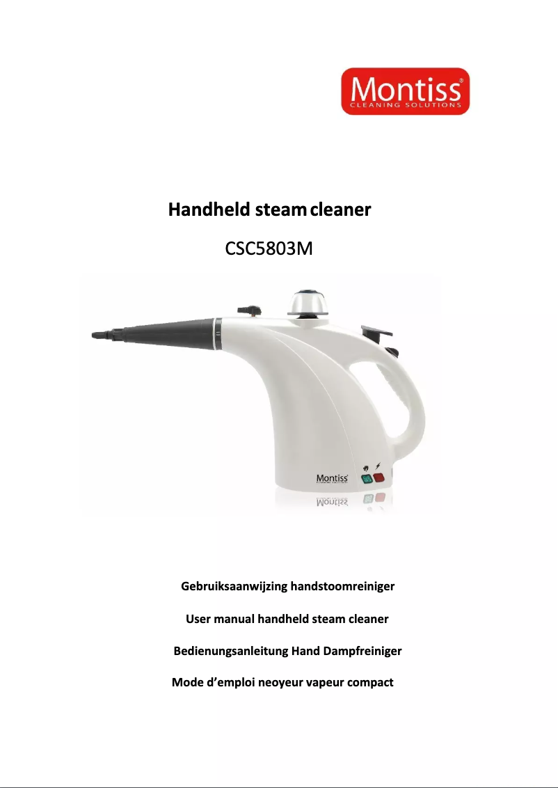 Page 1 de la notice Manuel utilisateur Montiss CSC5803M