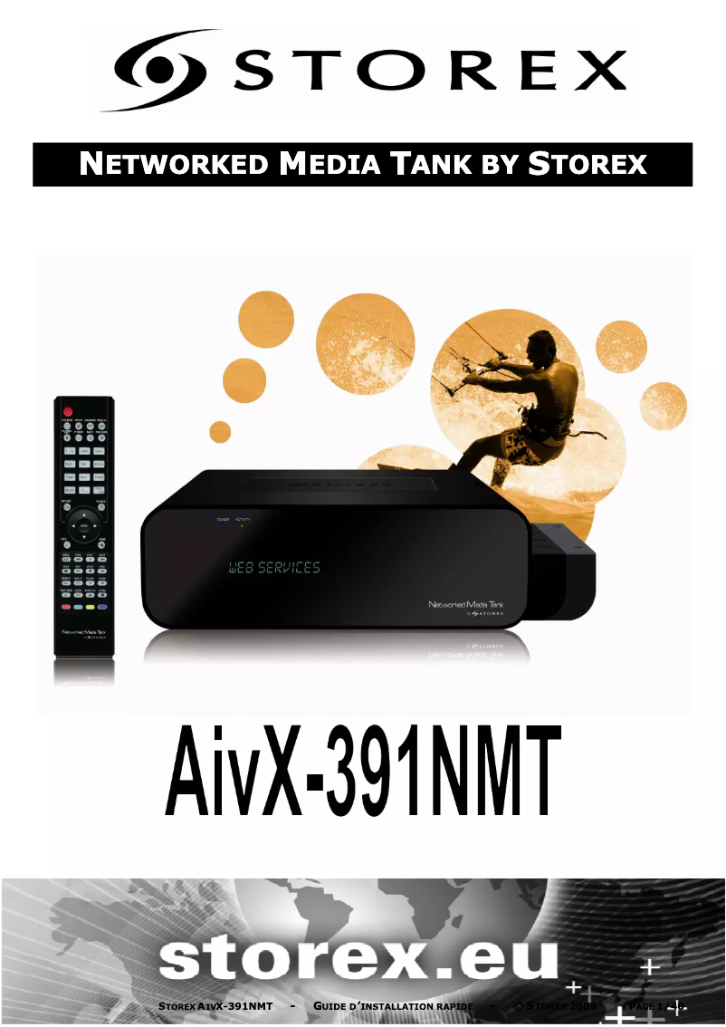 Page 1 de la notice Manuel utilisateur Storex Aivx-391NMT