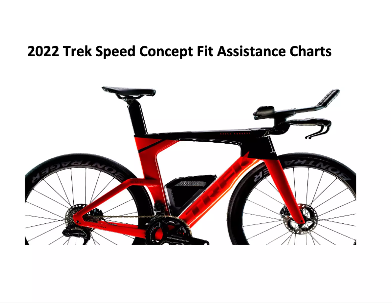 Page 1 de la notice Dessin technique Trek Speed Concept SLR 7