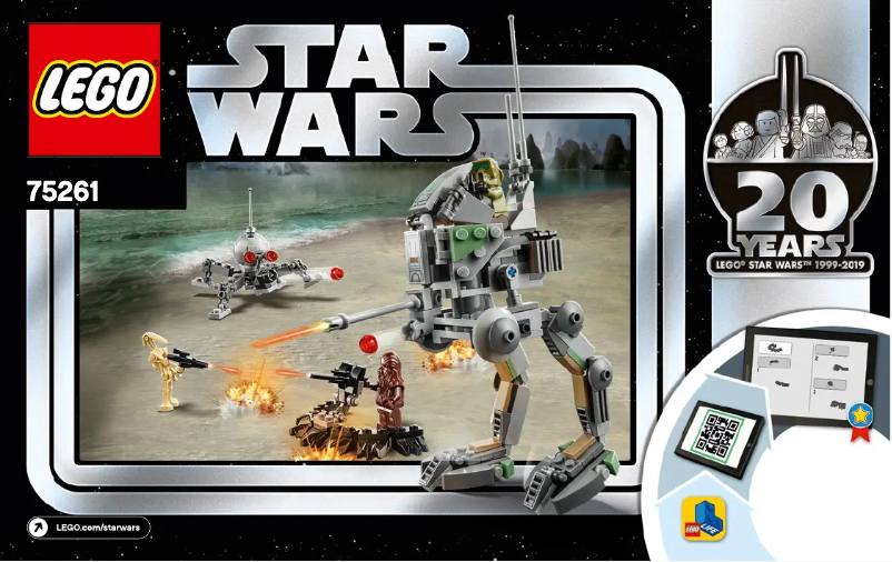 Page 1 de la notice Manuel utilisateur Lego Star Wars 75261
