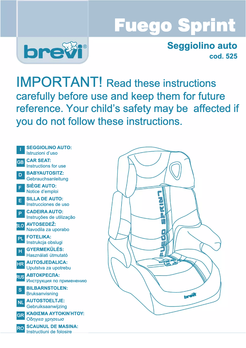 Image de la première page du manuel de l'appareil Booster Plus